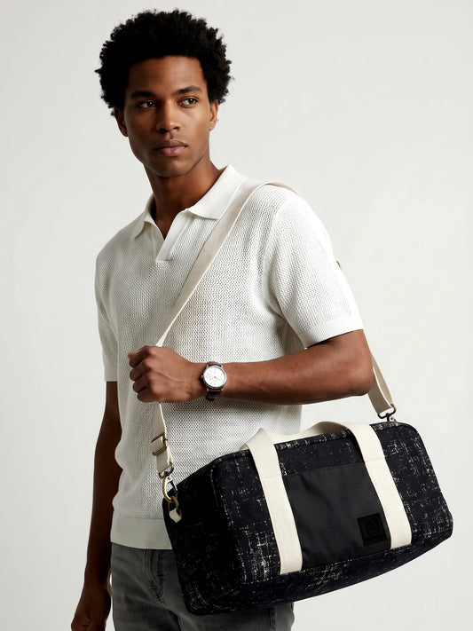 Midnight Weekender Duffel | Premium Canvas Travel & Overnight Bag