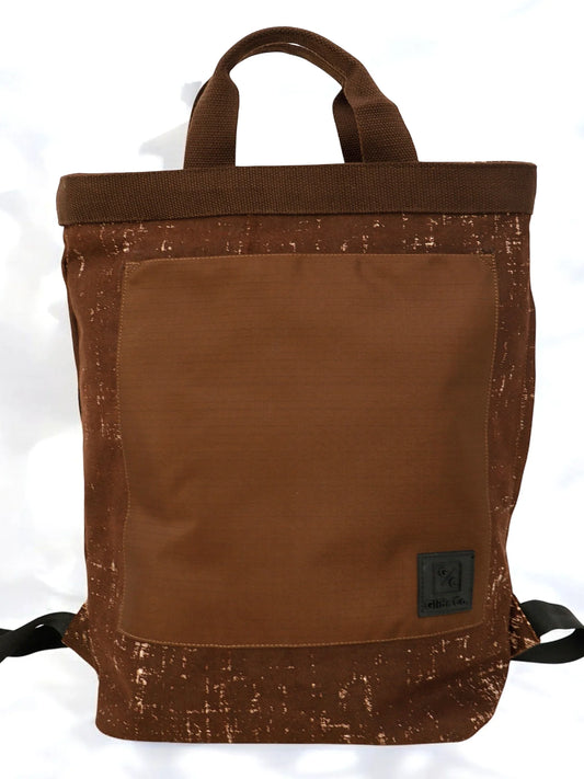 Brown Noir Tote Backpack | 3 Way Carry |  Urban Unisex Bag for Work, College & Travel | 11 L Capacity (Copy)