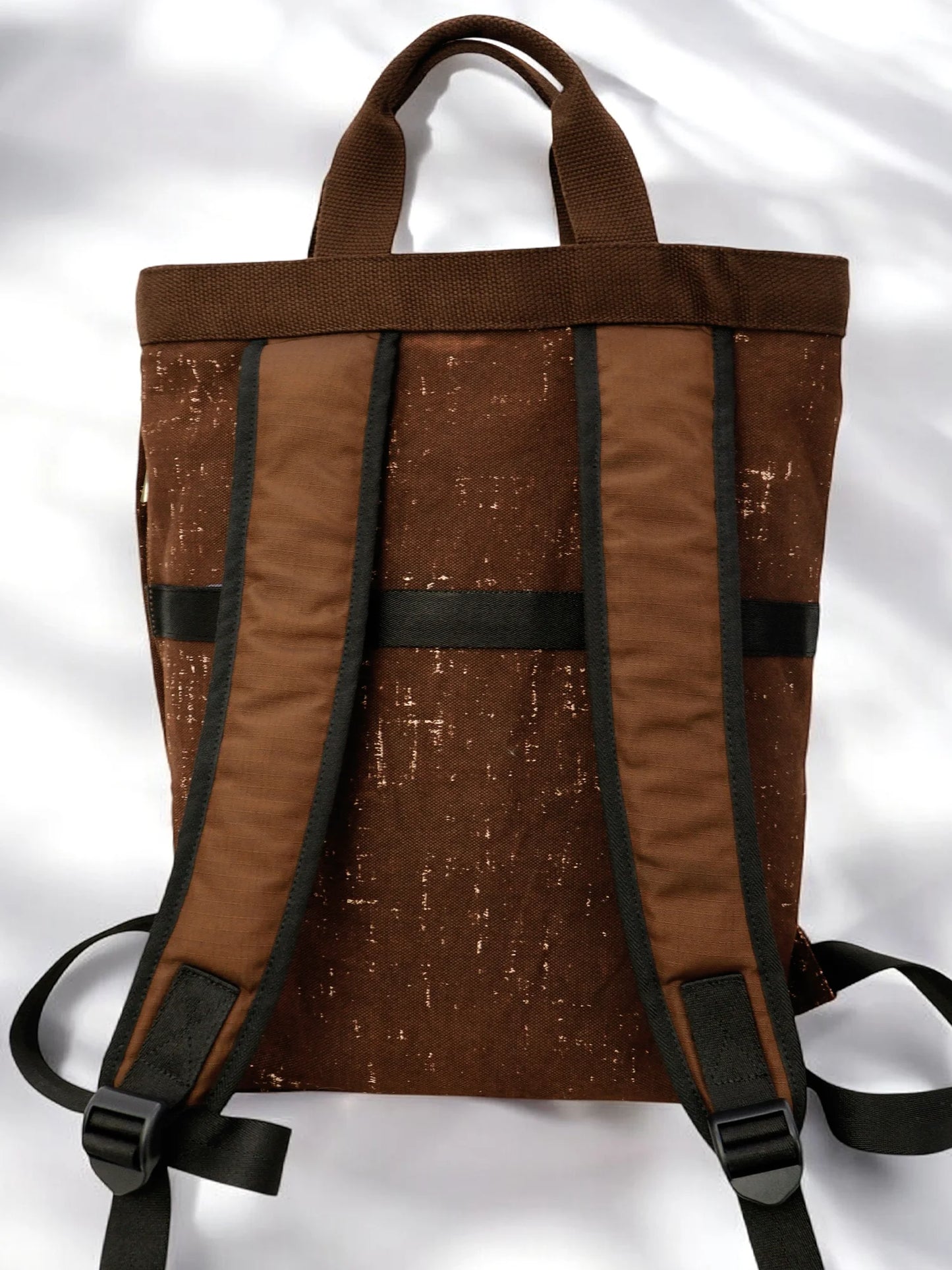 Brown Noir Tote Backpack | 3 Way Carry |  Urban Unisex Bag for Work, College & Travel | 11 L Capacity (Copy)