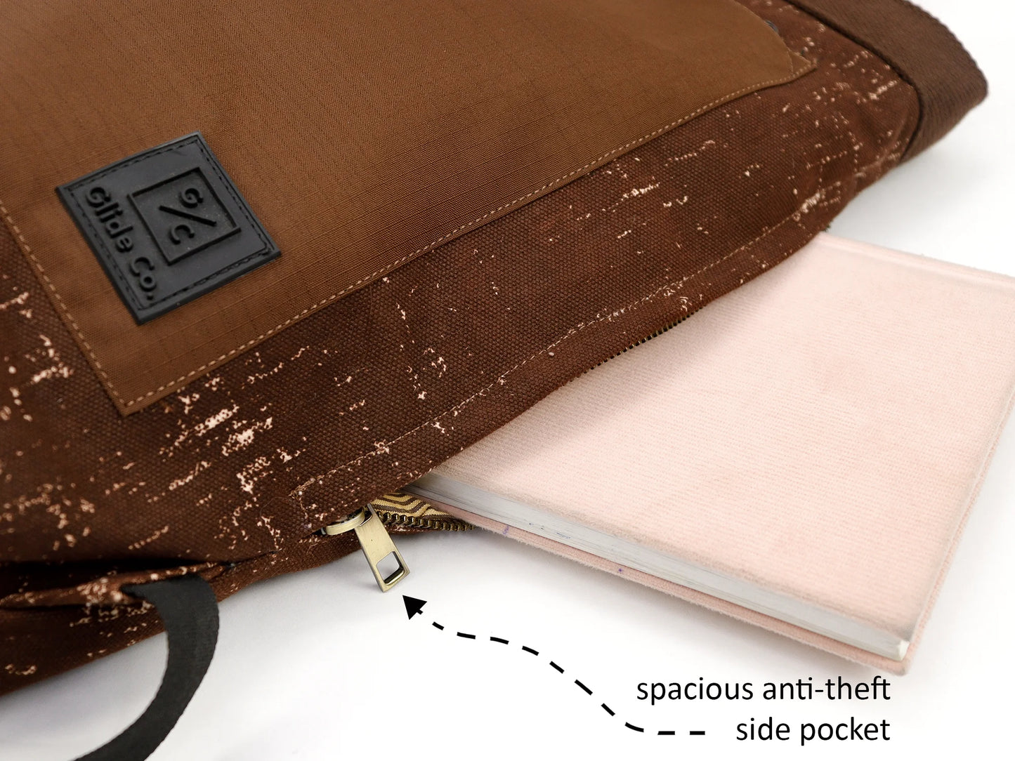 Brown Noir Tote Backpack | 3 Way Carry |  Urban Unisex Bag for Work, College & Travel | 11 L Capacity (Copy)