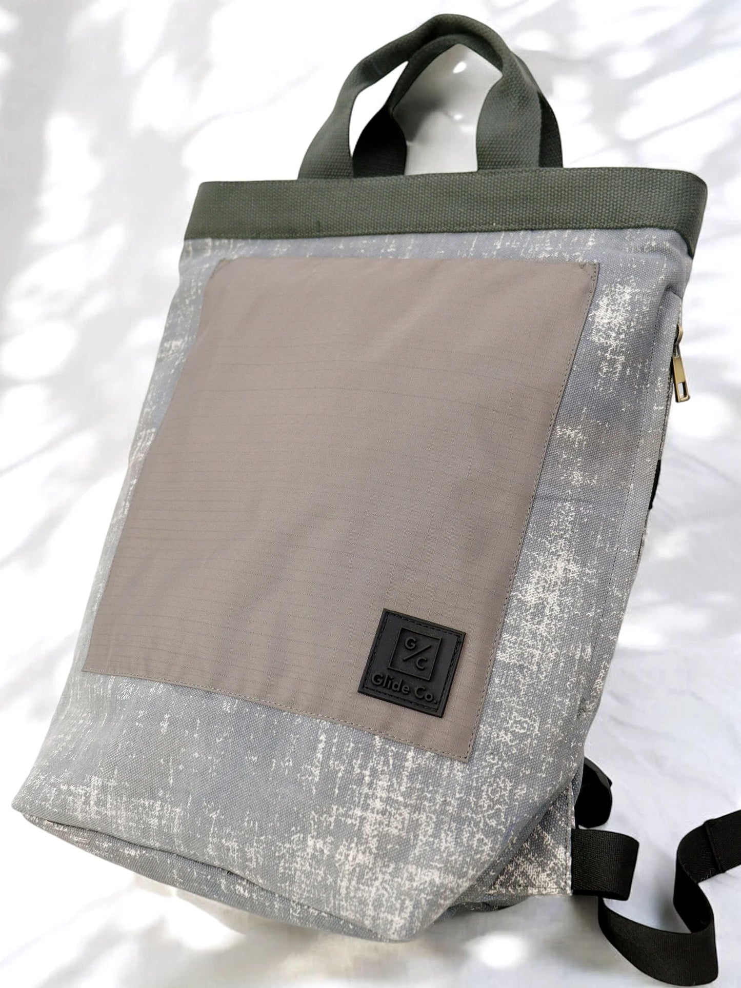 Grey Noir Tote Backpack | 3 Way Carry |  Urban Unisex Bag for Work, College & Travel | 11 L Capacity (Copy)