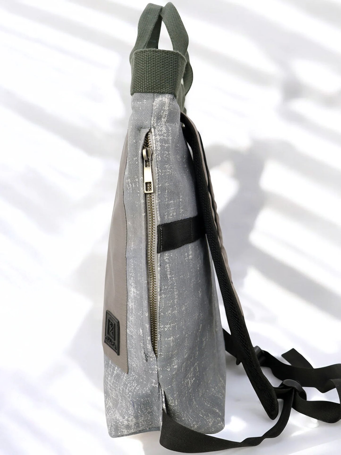 Grey Noir Tote Backpack | 3 Way Carry |  Urban Unisex Bag for Work, College & Travel | 11 L Capacity (Copy)