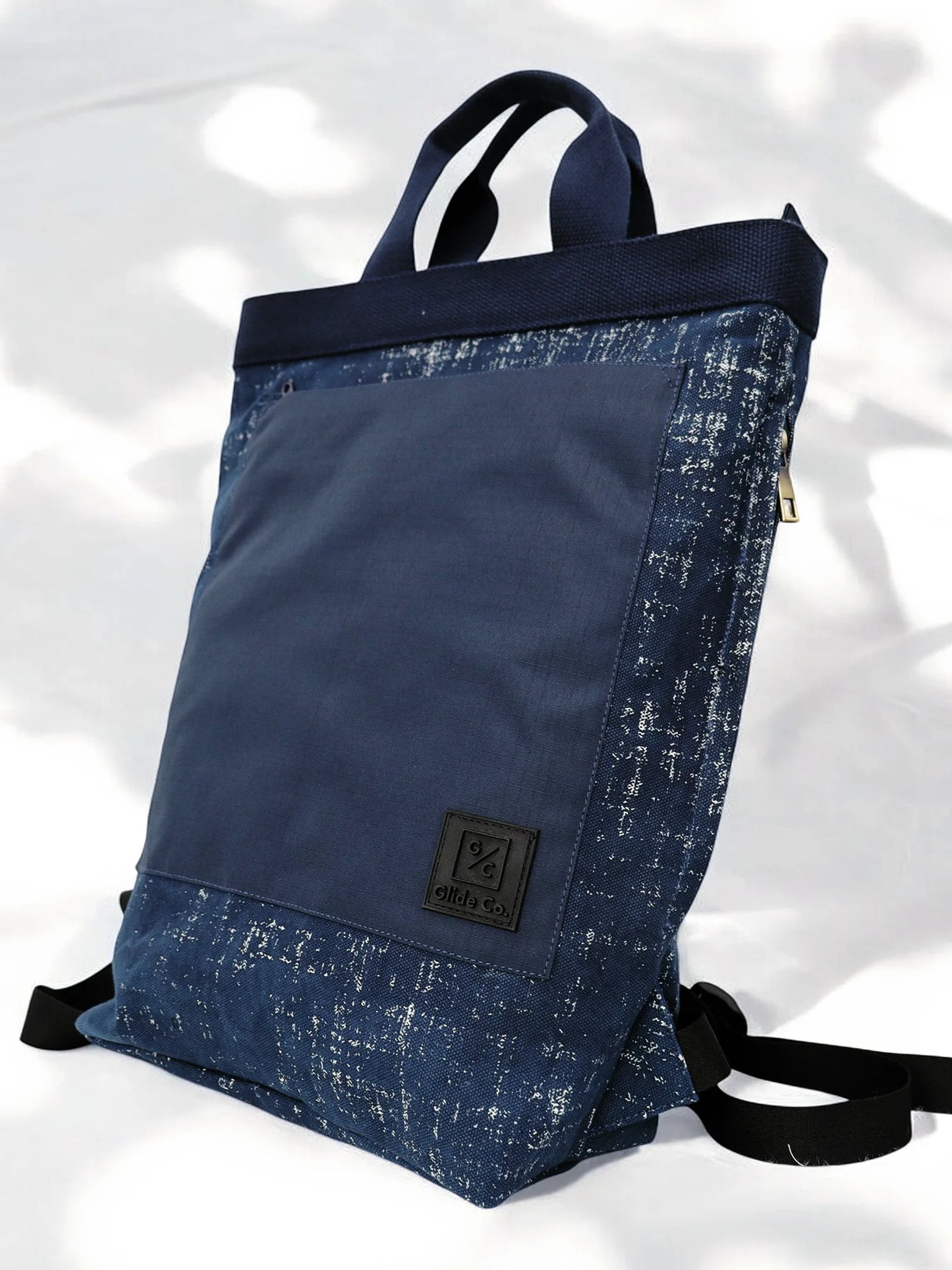 Navy Noir Tote Backpack | 3 Way Carry |  Urban Unisex Bag for Work, College & Travel | 11 L Capacity