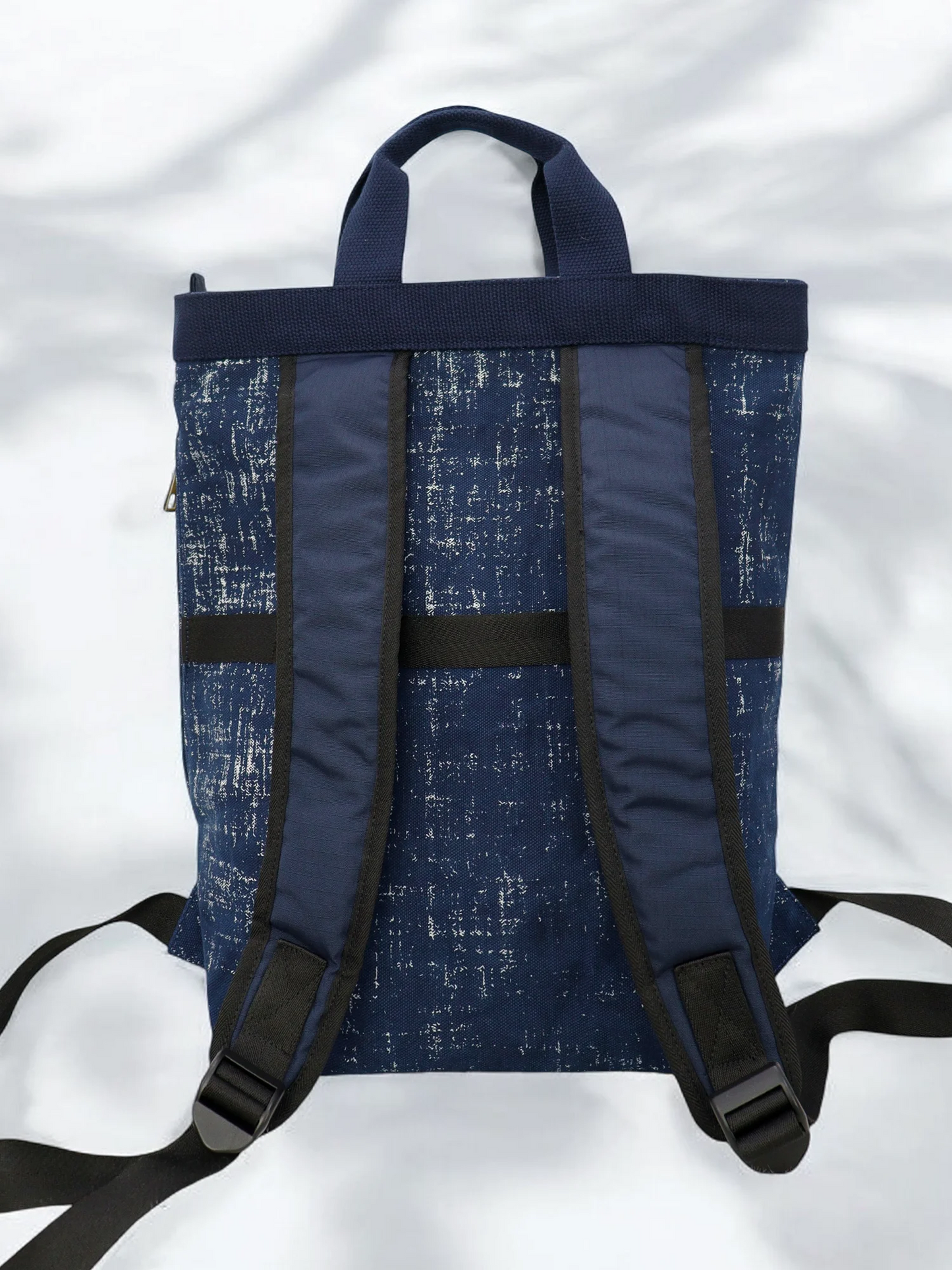 Navy Noir Tote Backpack | 3 Way Carry |  Urban Unisex Bag for Work, College & Travel | 11 L Capacity
