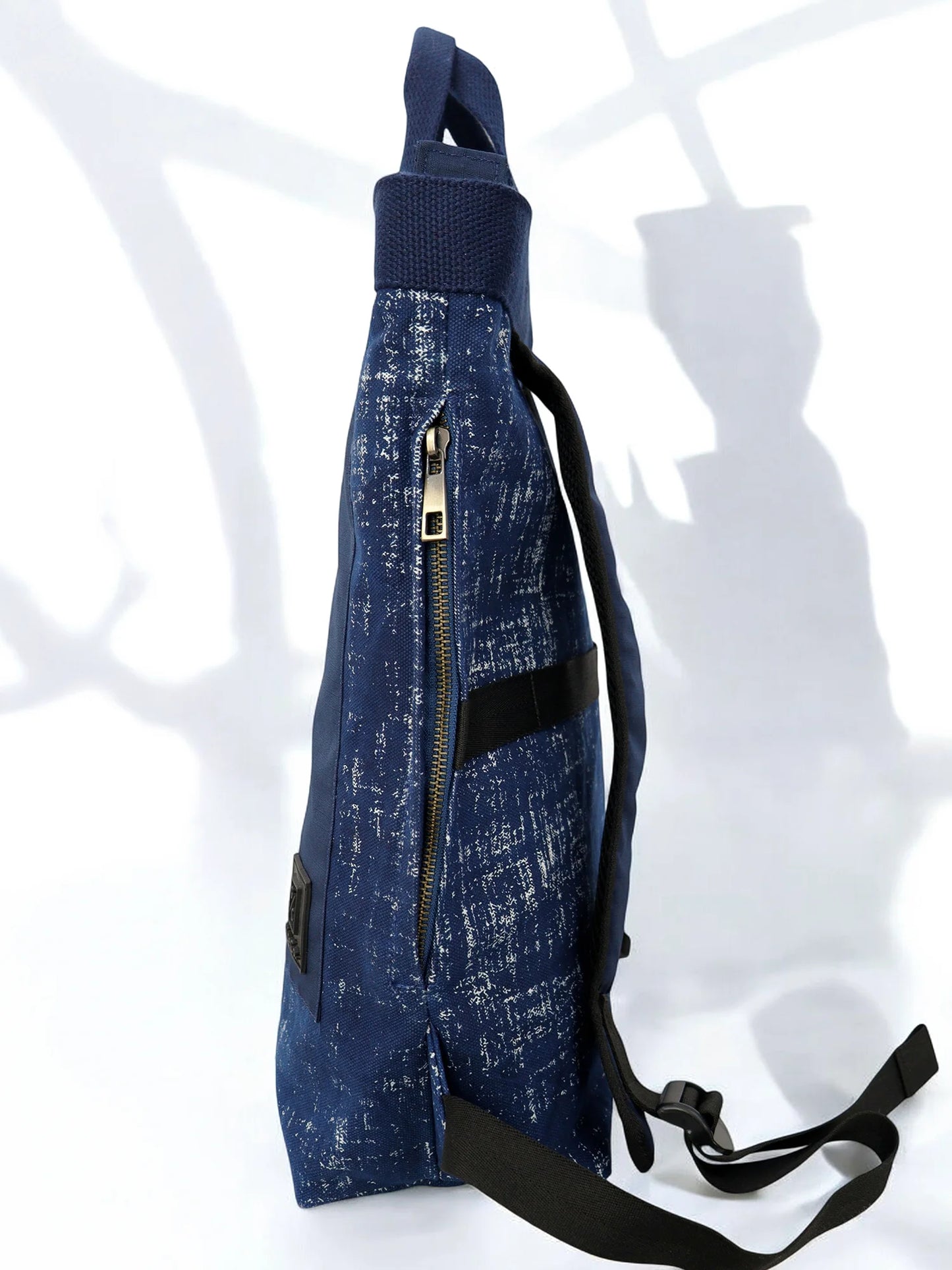 Navy Noir Tote Backpack | 3 Way Carry |  Urban Unisex Bag for Work, College & Travel | 11 L Capacity