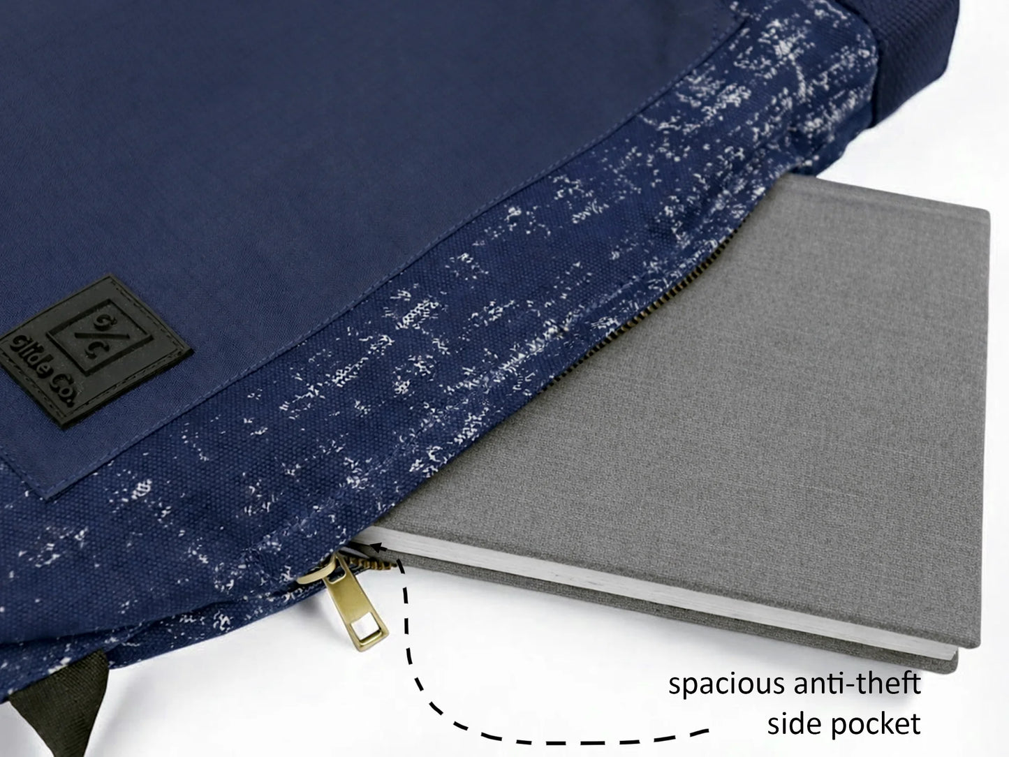 Navy Noir Tote Backpack | 3 Way Carry |  Urban Unisex Bag for Work, College & Travel | 11 L Capacity