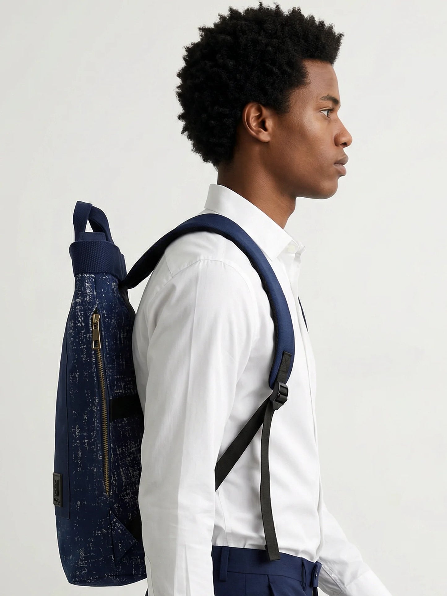 Navy Noir Tote Backpack | 3 Way Carry |  Urban Unisex Bag for Work, College & Travel | 11 L Capacity